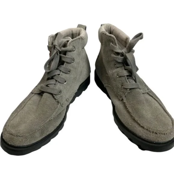 Sorel Madison Gray Suede Boots 5 - Picture 12 of 12